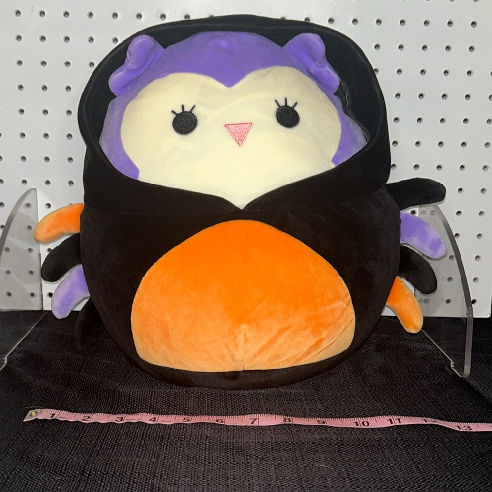 NWT SQUISHMALLOWS Halloween Edition '23 #4-9 Holly the (Spider) Owl & hoodie S12